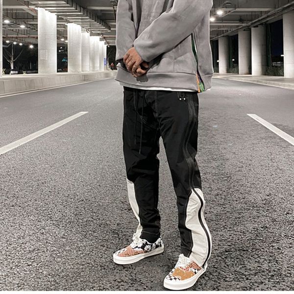 2021 new coreano hgh rua cor bloco lateral zper de carga dos homens drawstring reta solta casual faixa calas hip hop baggy ghjm, Blue
2021 new coreano hgh rua cor bloco lateral zper de carga dos homens drawstring reta solta casual faixa calas hip hop baggy ghjm, Blue