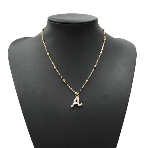 korean popular letter harajuku style, metal round bead twisted piece, gold chain, fashionable and versatile pearl necklace, Silver
korean popular letter harajuku style, metal round bead twisted piece, gold chain, fashionable and versatile pearl necklace, Silver