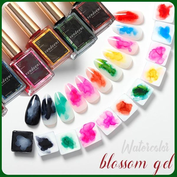 nail gel vendeeni polish blooming flowers watercolor smoke ink gradient fluorescence painting varnish designs, Red;pink
nail gel vendeeni polish blooming flowers watercolor smoke ink gradient fluorescence painting varnish designs, Red;pink