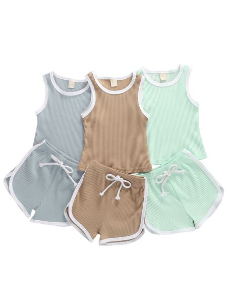 summer baby clothing infant kids baby girls boys ribbed solid clothes set sleeveless vest shorts 2pcs outfits sunsuit, White
summer baby clothing infant kids baby girls boys ribbed solid clothes set sleeveless vest shorts 2pcs outfits sunsuit, White