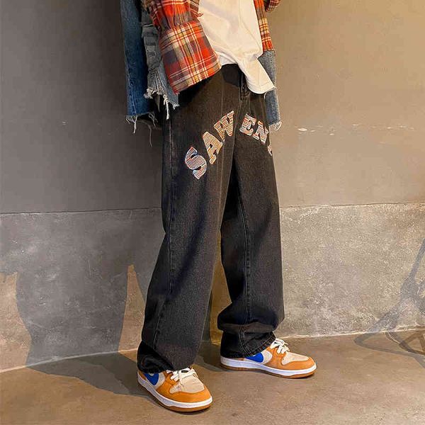 men's jeans embroidered hip hop style, korean letters, embroidery, kpop, couple, jeans, men, women, streetwear, funko pop, position w8e, Blue
men's jeans embroidered hip hop style, korean letters, embroidery, kpop, couple, jeans, men, women, streetwear, funko pop, position w8e, Blue