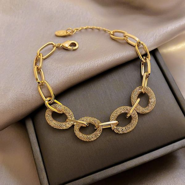 charm bracelets bohemian gold color shiny crystal hollow circle link chain for wedding partybracelets women jewelry, Golden;silver
charm bracelets bohemian gold color shiny crystal hollow circle link chain for wedding partybracelets women jewelry, Golden;silver