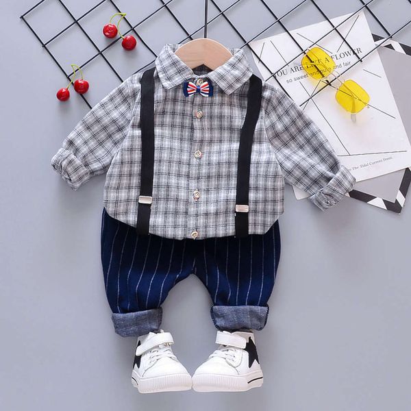 suspenders suit 1-3 years old spring and fashionable 2 baby's autumn clothes boy's plaid shirt two piece set for, Blue
suspenders suit 1-3 years old spring and fashionable 2 baby's autumn clothes boy's plaid shirt two piece set for, Blue