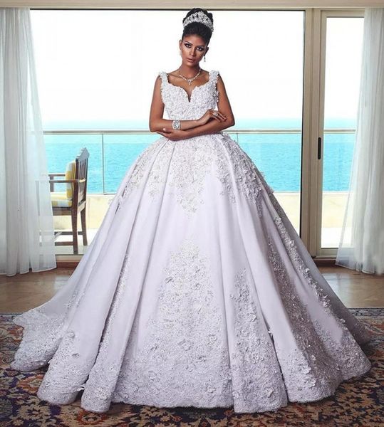 custom made 2021 new vintage arabic dubai wedding es y satin lace appliques flowers luxury bridal gowns vestidos mariee efqr, White
custom made 2021 new vintage arabic dubai wedding es y satin lace appliques flowers luxury bridal gowns vestidos mariee efqr, White