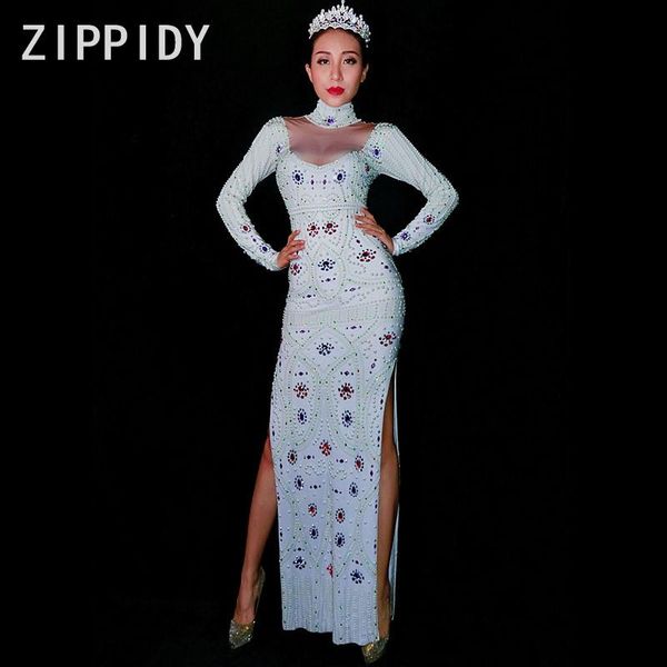casual dresses glisten rhinestones long dress women's costume nightclub party celebrate outfit female singer performance white, Black;gray
casual dresses glisten rhinestones long dress women's costume nightclub party celebrate outfit female singer performance white, Black;gray