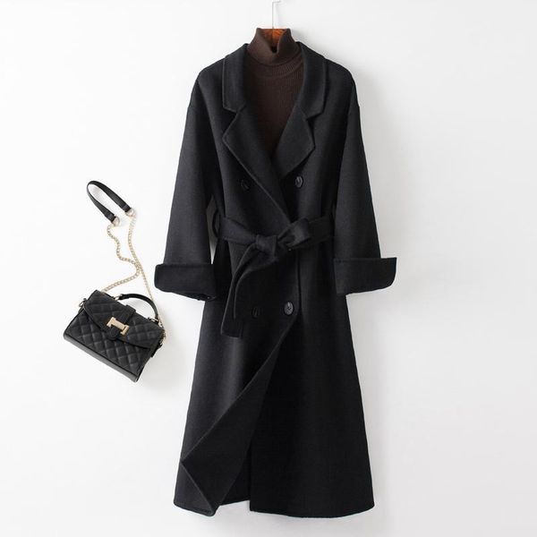 suit woolen coat women's autumn and winter medium long small fragrant 2021 wool & blends, Black
suit woolen coat women's autumn and winter medium long small fragrant 2021 wool & blends, Black