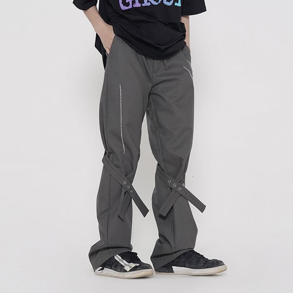 2021 new harajuku bordado preto diamante solto casuais homens e mulheres em linha reta joelho rendas at streetwear terno calas 8zj2, Black
2021 new harajuku bordado preto diamante solto casuais homens e mulheres em linha reta joelho rendas at streetwear terno calas 8zj2, Black