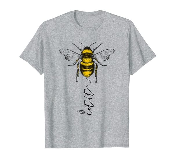 let it bee t-shirt, White;black