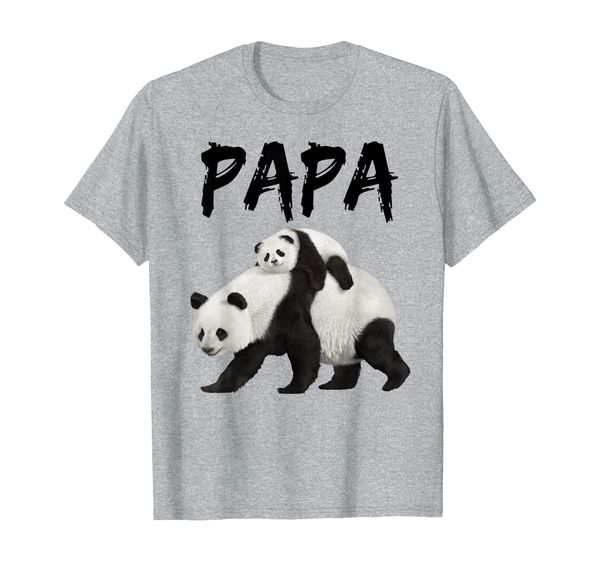 cool graphic design panda papa bear dad gift t-shirt, White;black 
cool graphic design panda papa bear dad gift t-shirt, White;black
