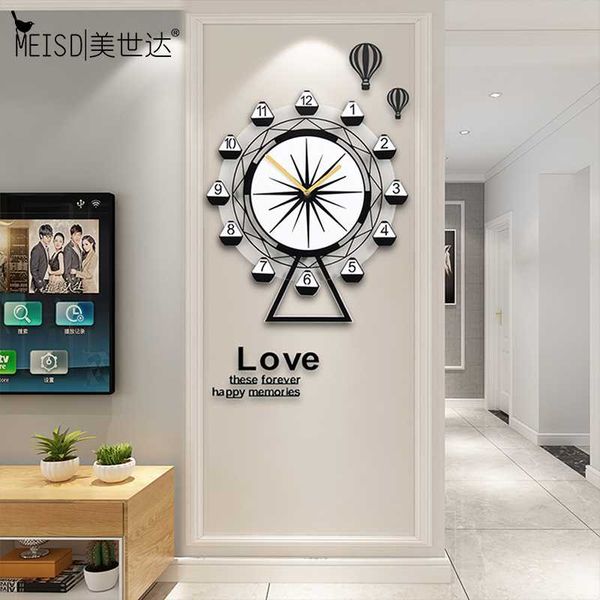 wall clocks meisd quality clock modern design quartz hanging silent living room creative watch with stickers
wall clocks meisd quality clock modern design quartz hanging silent living room creative watch with stickers