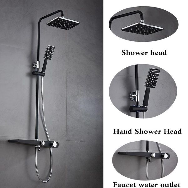 bathroom shower faucet set brass black bathtub faucets shower taps with head wall torneira tap head
bathroom shower faucet set brass black bathtub faucets shower taps with head wall torneira tap head