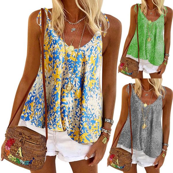 women's tanks & camis women ladies girls sleeveless sweater easy matching vest floral printing halter loose t-shirt for summerfor summe, White
women's tanks & camis women ladies girls sleeveless sweater easy matching vest floral printing halter loose t-shirt for summerfor summe, White