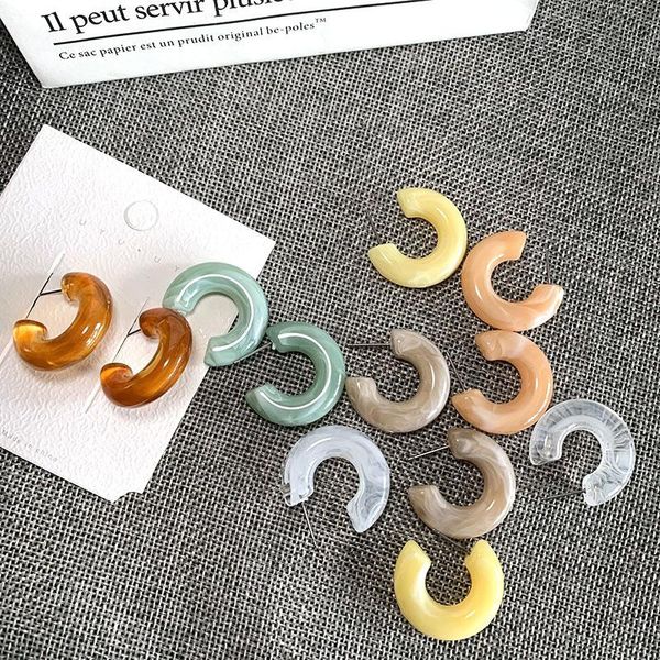 korean c earrings colorful acrylic hoop earrings for women girl aesthetic small round simple aretes aro ear ring trendy jewelry, Golden;silver
korean c earrings colorful acrylic hoop earrings for women girl aesthetic small round simple aretes aro ear ring trendy jewelry, Golden;silver
