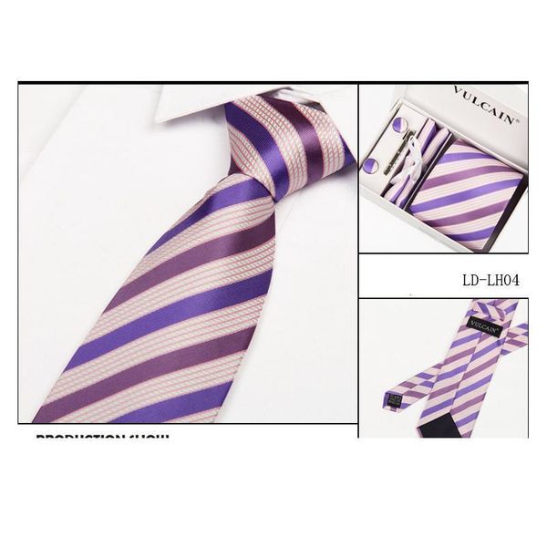 newnecktie sets new man's fashion classic dots plaid tie cuff link tie clip hanky for party formal striped pattern ties jlleqh, Blue;purple
newnecktie sets new man's fashion classic dots plaid tie cuff link tie clip hanky for party formal striped pattern ties jlleqh, Blue;purple