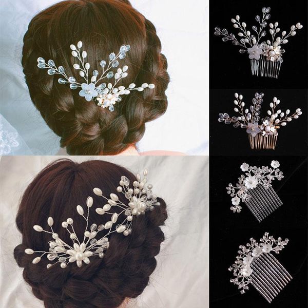 hair clips & barrettes wedding combs for bride crystal rhinestones pearls women hairpins bridal headpiece ornaments jewelry accessories, Golden;silver
hair clips & barrettes wedding combs for bride crystal rhinestones pearls women hairpins bridal headpiece ornaments jewelry accessories, Golden;silver