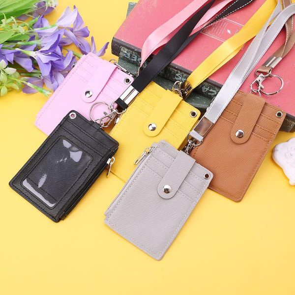 card holders business id badge coin purse holder neck strap lanyard keychain y3ne, Brown;gray
card holders business id badge coin purse holder neck strap lanyard keychain y3ne, Brown;gray