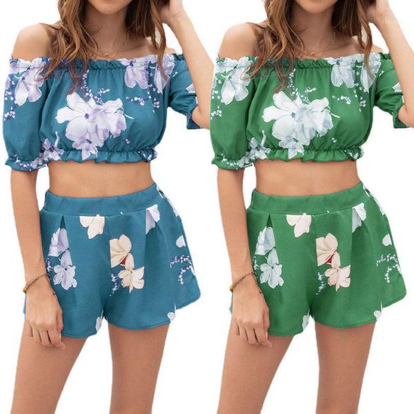 summer style women's fashion casual printed blouse + shorts two-piece suit tracksuits, Gray
summer style women's fashion casual printed blouse + shorts two-piece suit tracksuits, Gray