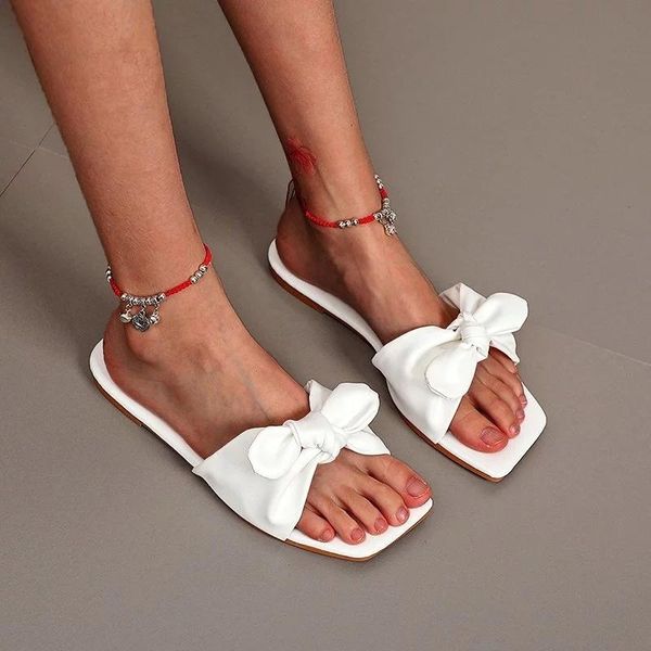 slippers 2021 women's bow slip-on beach casual flat ladies slides summer flip-flops soft-bottomed sandals, Black
slippers 2021 women's bow slip-on beach casual flat ladies slides summer flip-flops soft-bottomed sandals, Black