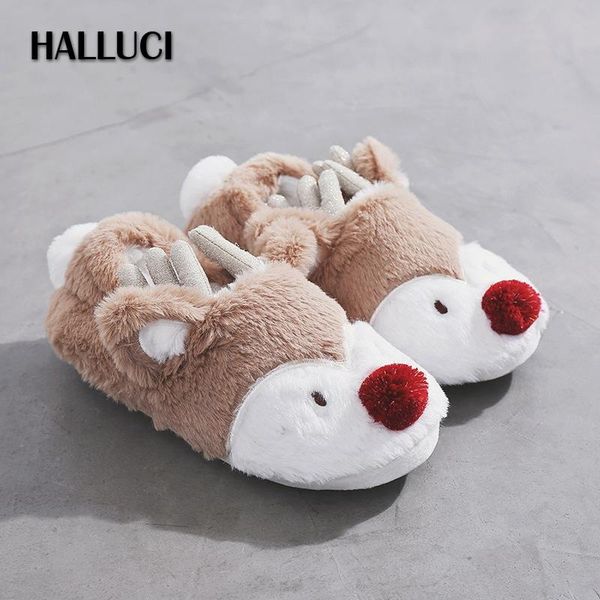 slippers cute christmas deer home women winter warm flannel short plush soft bedroom non-slip flats shoes slipper, Black
slippers cute christmas deer home women winter warm flannel short plush soft bedroom non-slip flats shoes slipper, Black