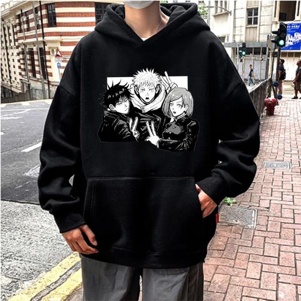 men's hoodies & sweatshirts harajuku japanese anime jujutsu kaisen fushiguro megumi printed sweatshirt yuji itadori graphic men funny w, Black
men's hoodies & sweatshirts harajuku japanese anime jujutsu kaisen fushiguro megumi printed sweatshirt yuji itadori graphic men funny w, Black