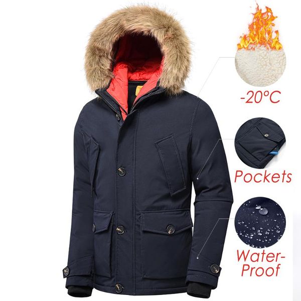 men's down & parkas men 2021 winter fur collar hooded long casual thick warm jacket coat autumn outwear waterproof pockets parka, Black
men's down & parkas men 2021 winter fur collar hooded long casual thick warm jacket coat autumn outwear waterproof pockets parka, Black