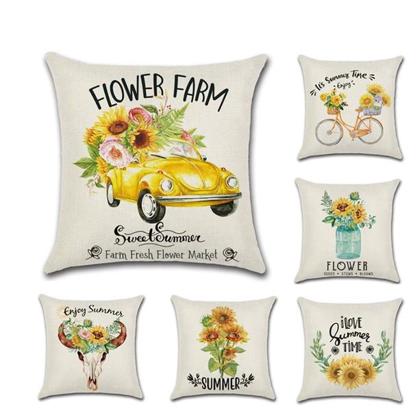 cushion/decorative pillow 45*45cm creativity sunflower letter print car cover decorative cushion cotton linen case sofa decor
cushion/decorative pillow 45*45cm creativity sunflower letter print car cover decorative cushion cotton linen case sofa decor