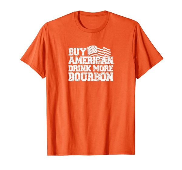 Buy American Drink More Bourbon T-Shirt, Mainly pictures