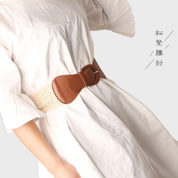 belts women belt straw casual ultra wide female woven vintage carved wood buckle elastic decoration dress shirt waist decor, Black;brown
belts women belt straw casual ultra wide female woven vintage carved wood buckle elastic decoration dress shirt waist decor, Black;brown