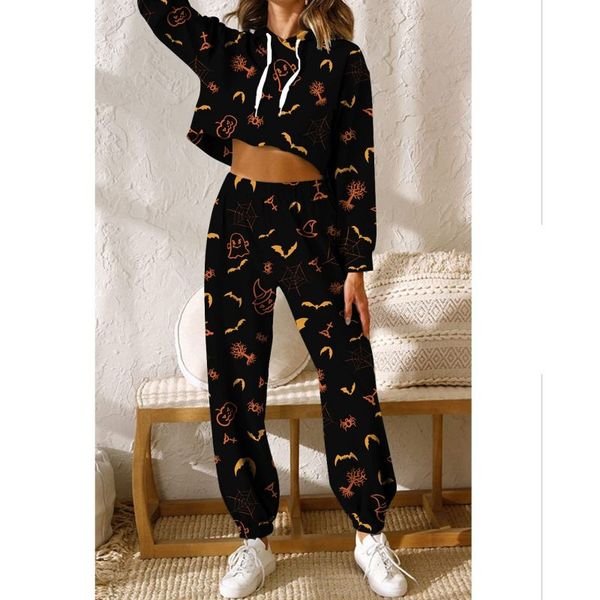 halooween yellow bat pattern women's pants fall/winter women's sportswear thickened fleece cotton jacket 2-piece sweatshirt and pa, White
halooween yellow bat pattern women's pants fall/winter women's sportswear thickened fleece cotton jacket 2-piece sweatshirt and pa, White