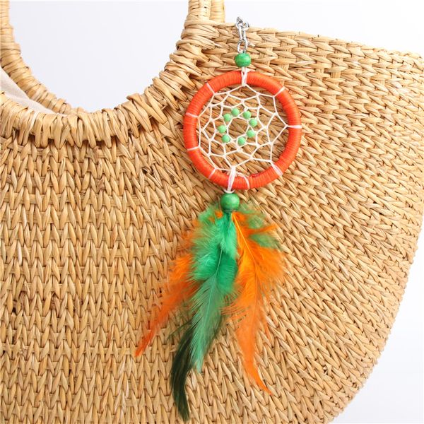 new ancient dreamcatcher keychain with feather tassel dream catcher keychains feather keyring, Silver
new ancient dreamcatcher keychain with feather tassel dream catcher keychains feather keyring, Silver