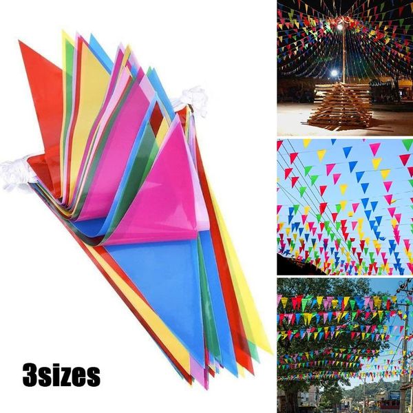 party decoration 100 meters 150 flags multi colour banner bunting triangle flag birthday home garden 3 sizes
party decoration 100 meters 150 flags multi colour banner bunting triangle flag birthday home garden 3 sizes