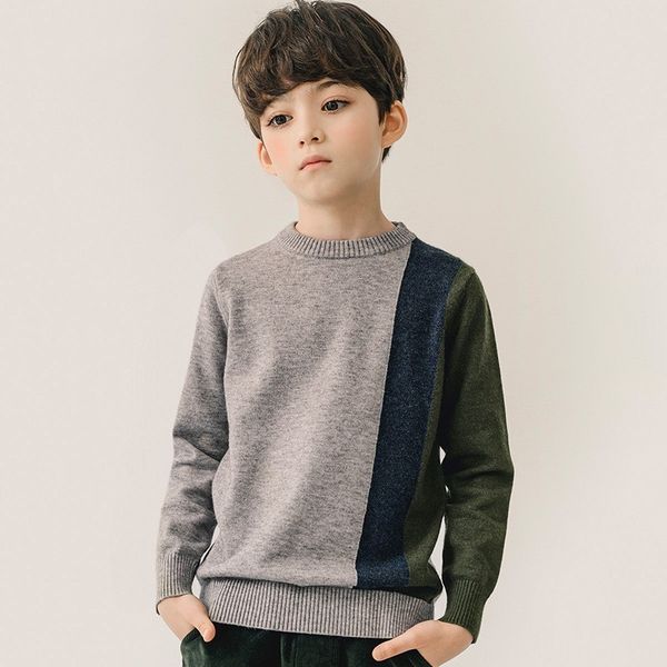 children kint sweater autumn winter boys casual long sleeve pullovers soft cotton knitted teen boys sweaters knitwear 210308, Blue
children kint sweater autumn winter boys casual long sleeve pullovers soft cotton knitted teen boys sweaters knitwear 210308, Blue