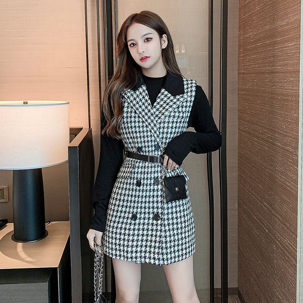 spring new 2021 women casual loose notched collar double breasted panelled plaid loose sleeveless vest coat 16w126, Black;brown
spring new 2021 women casual loose notched collar double breasted panelled plaid loose sleeveless vest coat 16w126, Black;brown