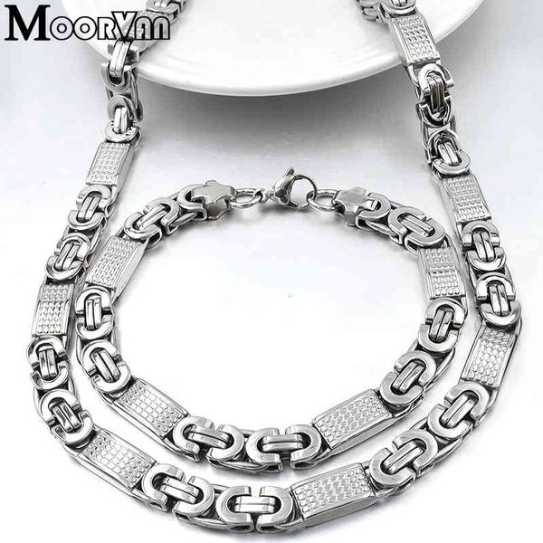 jewelry sets moorvan set for men gift 2021 cool silver color chain link necklace bracelet man fashion style,square shaped vjs002, Black
jewelry sets moorvan set for men gift 2021 cool silver color chain link necklace bracelet man fashion style,square shaped vjs002, Black