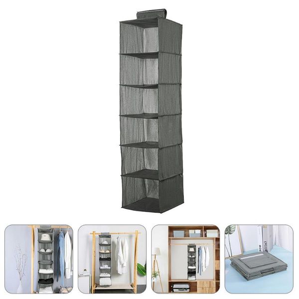 storage boxes & bins 6-shelves hanging underwear bag collapsible closet organizer for home
storage boxes & bins 6-shelves hanging underwear bag collapsible closet organizer for home