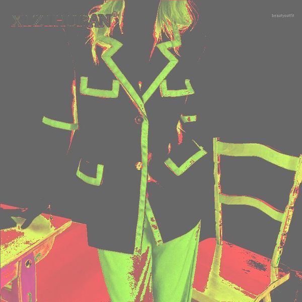 women's suits & blazers xizihupan vintage colorblock female blazer notched short sleeve straight single breasted coat 2021 fashion clot, White;black
women's suits & blazers xizihupan vintage colorblock female blazer notched short sleeve straight single breasted coat 2021 fashion clot, White;black