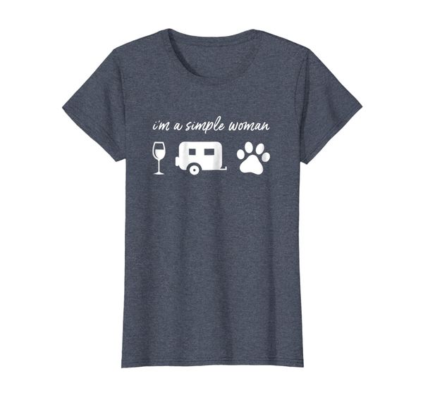 Womens I'm A Simple Woman Wine Camping Dog Paw Shirt Funny Cute, Mainly pictures
Womens I'm A Simple Woman Wine Camping Dog Paw Shirt Funny Cute, Mainly pictures