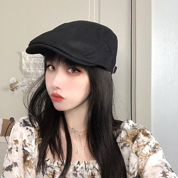 berets summer thin breathable beret female versatile painter hat fashion retro forward man women hats womens, Blue;gray
berets summer thin breathable beret female versatile painter hat fashion retro forward man women hats womens, Blue;gray