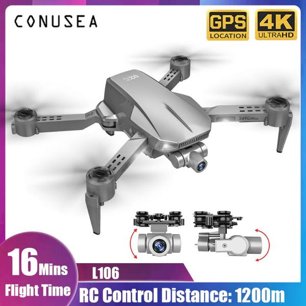 l106 pro rc drone 4k with camera profesional drones 5g wifi fpv gps quadcopter mini quadrocopter 2-axis anti-shake gimbal dron
l106 pro rc drone 4k with camera profesional drones 5g wifi fpv gps quadcopter mini quadrocopter 2-axis anti-shake gimbal dron