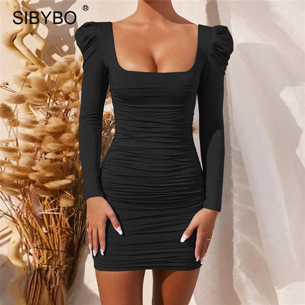 casual dresses sibybo autumn winter women bodycon dress black square neck long sleeve mini elegant puff party christams vestidos, Black;gray
casual dresses sibybo autumn winter women bodycon dress black square neck long sleeve mini elegant puff party christams vestidos, Black;gray