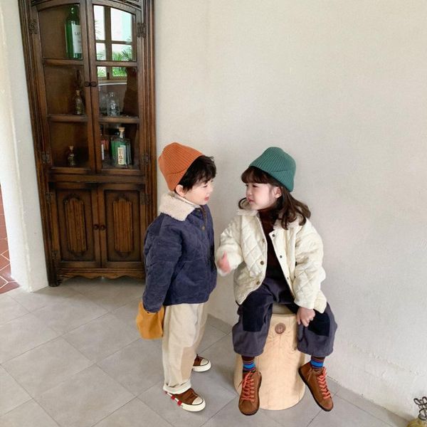 jackets girls coat jacket thicken plus velvet 2021 corduroy winter autumn cotton outerwear children's clothes, Blue;gray
jackets girls coat jacket thicken plus velvet 2021 corduroy winter autumn cotton outerwear children's clothes, Blue;gray