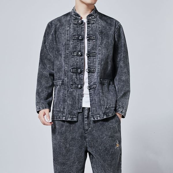 tang jeans spring and autumn chinese style jacket hanfu zhongshan men's long sleeve fashion, Black;brown
tang jeans spring and autumn chinese style jacket hanfu zhongshan men's long sleeve fashion, Black;brown