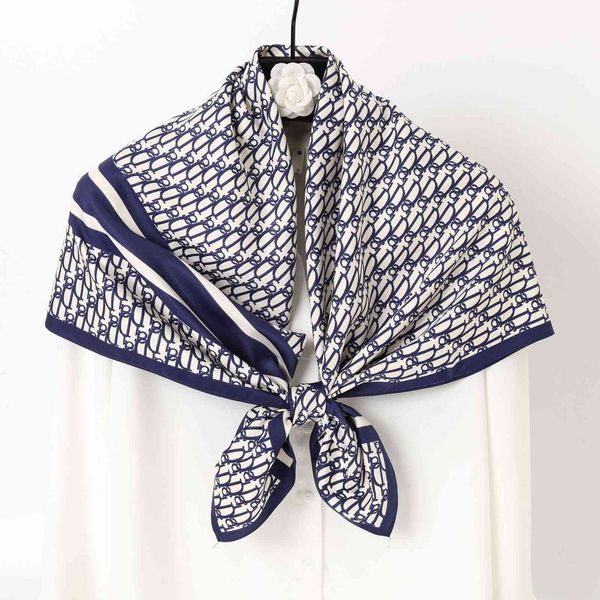 gaohe fashion letter home 90cm square scarf hui women's baotou scarf shawl, Blue;gray
gaohe fashion letter home 90cm square scarf hui women's baotou scarf shawl, Blue;gray