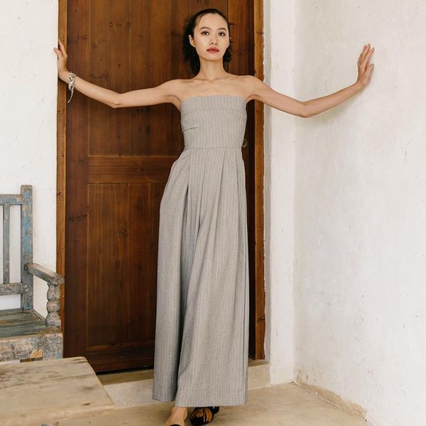 women's jumpsuits & rompers summer women jumpsuit ladies backless beach casual style mono mujer largo elegante wide leg pants overalls, Black;white
women's jumpsuits & rompers summer women jumpsuit ladies backless beach casual style mono mujer largo elegante wide leg pants overalls, Black;white