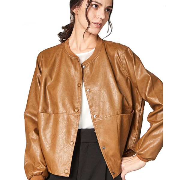 2021 new pu jacket women loose short motorcycle baseball jackets ladies basic faux leather coat soft outerwear female 0qpa, Black
2021 new pu jacket women loose short motorcycle baseball jackets ladies basic faux leather coat soft outerwear female 0qpa, Black