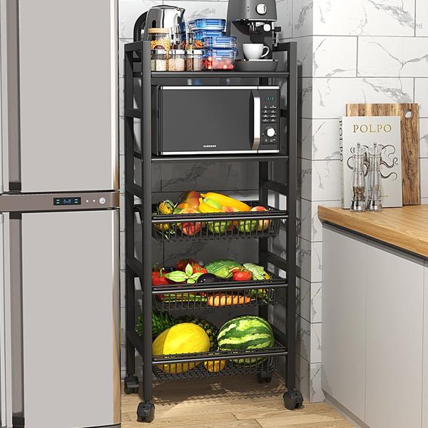 kitchen storage & organization basket cabinet multi-functional stand 5-tier shelf organizer for fruit vegetables and household items
kitchen storage & organization basket cabinet multi-functional stand 5-tier shelf organizer for fruit vegetables and household items
