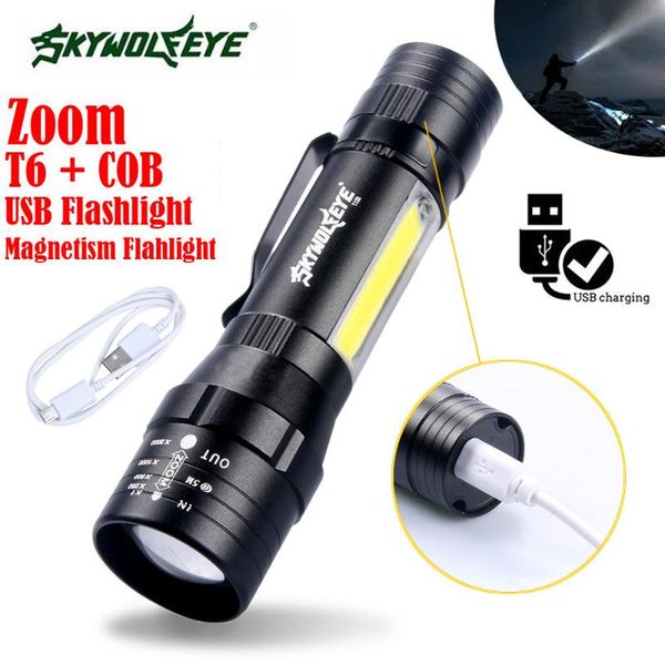 flashlights torches t6+cob 4-modes usb rechargeable led torch bright aluminum alloy 18650 or charging hand light
flashlights torches t6+cob 4-modes usb rechargeable led torch bright aluminum alloy 18650 or charging hand light