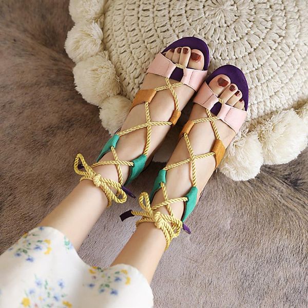 women solid flock crossed thin bands open toe flat sandals elastic band sandals summer casual shoes, Black
women solid flock crossed thin bands open toe flat sandals elastic band sandals summer casual shoes, Black