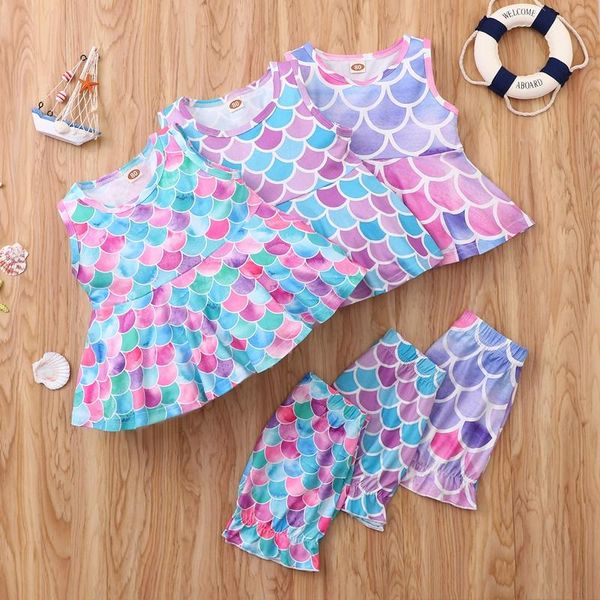 clothing sets summer girls set girl outfits baby clothes 2 pcs fish scales sleeve +short pants casual kids 1-4y, White
clothing sets summer girls set girl outfits baby clothes 2 pcs fish scales sleeve +short pants casual kids 1-4y, White