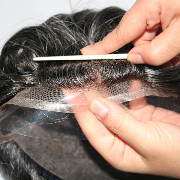 hairline q6 base french lace front wig with toupee remy 100% natural human hair mens hairpiece wigs, Black
hairline q6 base french lace front wig with toupee remy 100% natural human hair mens hairpiece wigs, Black